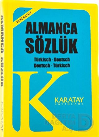 KARATAY / ALMANCA SÖZLÜK - PLASTİK KAPAK (ALMANCA TÜRKÇE CEP SÖZLÜĞÜ )