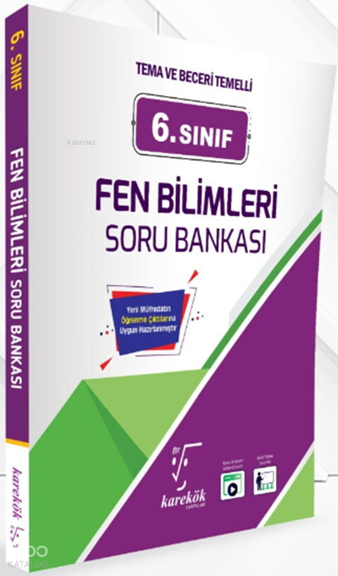 KAREKÖK / 6.SINIF FEN BİLİMLERİ SORU BANKASI (YENİ)