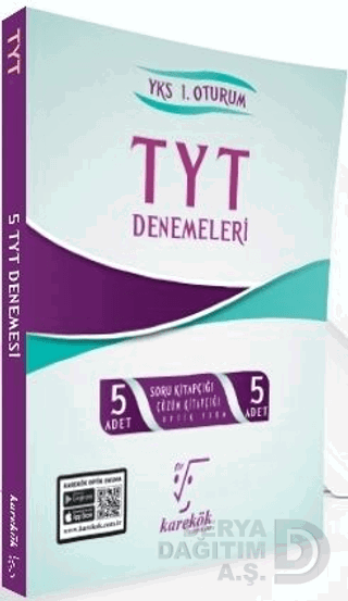 KAREKÖK / TYT 5 TYT DENEMESİ (YKS 1 OTURUM) SETİ
