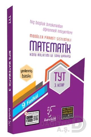 KAREKÖK / TYT MPS MATEMATİK 3 (3.KİTAP KONU ANLATIMLI SORU BANKASI)