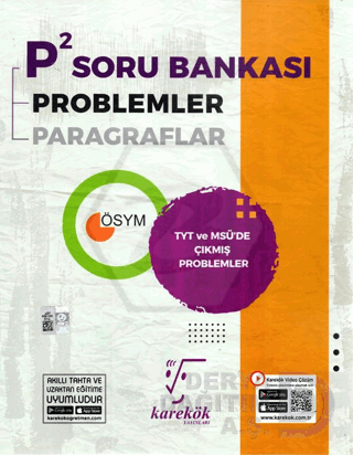 KAREKÖK / TYT PROBLEMLER PARAGRAFLAR- P2 SORUBANKASI