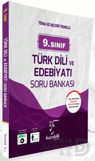 KAREKÖK / 9 .SINIF TÜRK DİLİ V.EDE SORU BANKASI YENİ( TEMA VE BECERİ TEMELLİ)