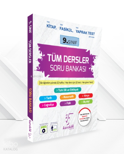 KAREKÖK / 9.SINIF TÜM DERSLER SORU BANKASI - YENİ