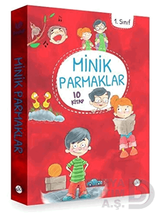 KUKLA / 1.SINIF MİNİK PARMAKLAR - 10 KİTAP DÜZ YAZI