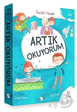 KUKLA / 1.SINIF ARTIK OKUYORUM - 10 KİTAP RENKLİ HECELİ