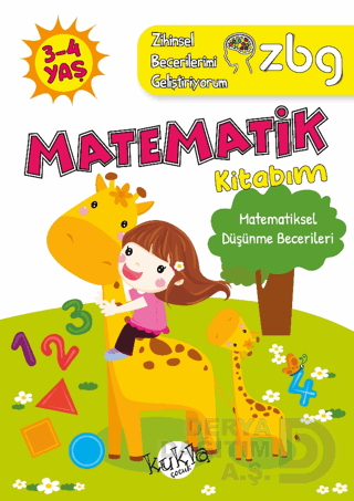 KUKLA / ZBG MATEMATİK KİTABIM 3 - 4 YAŞ