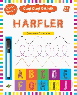 KUKLA / HARFLER - ÇİZGİ ÇİZGİ ETKİNLİK - 4 YAŞ +