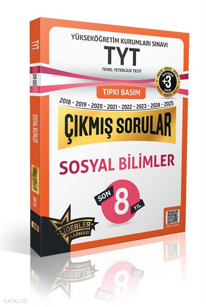 LİDERLER KARMASI / TYT SOSYAL BİLİMLER SON 8 YIL ÇS