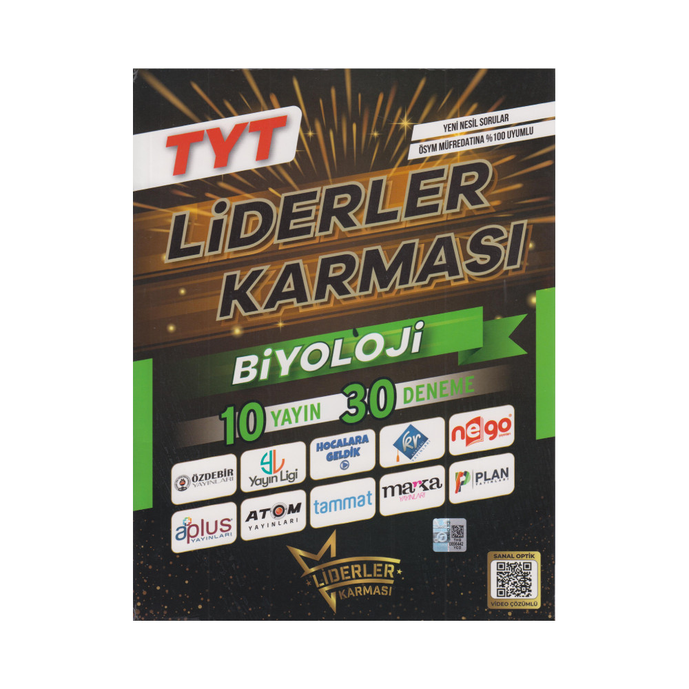 LİDERLER KARMASI / TYT BİYOLOJİ 10 YAYIN 30 DENEME