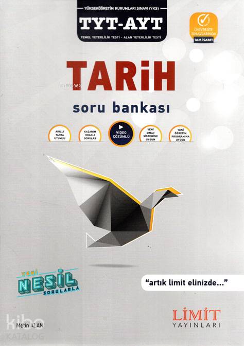 LİMİT / TYT - AYT TARİH SORU BANKASI(58397 55525) YENİ