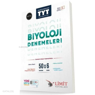 LİMİT / TYT BİYOLOJİ DENEMELERİ 50X6