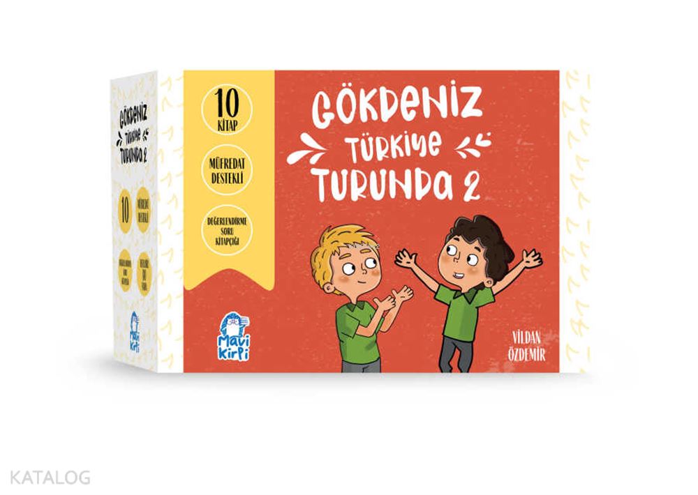 MAVİ KİRPİ / GÖKDENİZ DÜNYA TURUNDA 2 - 4.SINIF (10 KİTAP)