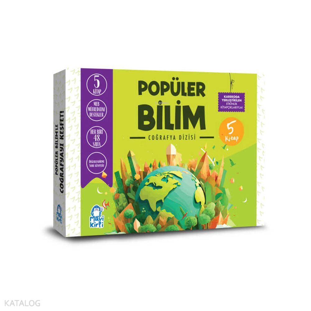 MAVİ KİRPİ / POPÜLER BİLİM - COĞRAFYA (5 KİTAP)