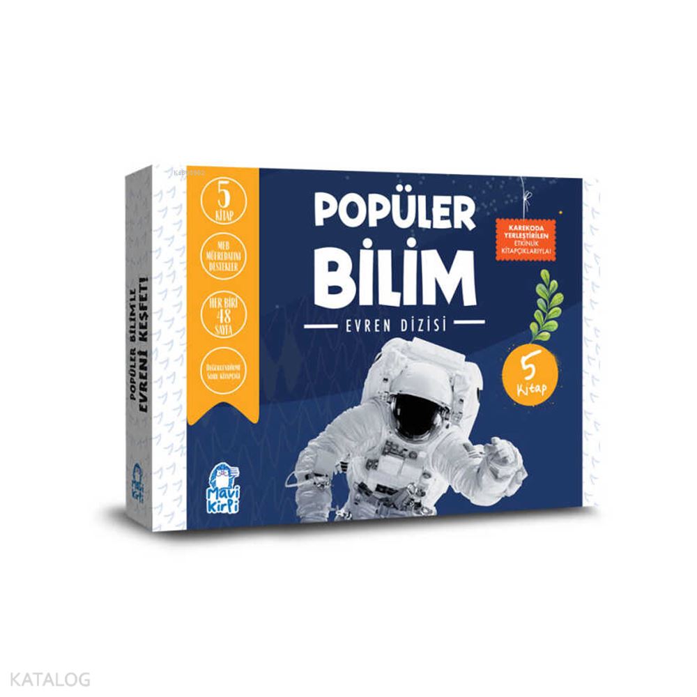 MAVİ KİRPİ / POPÜLER BİLİM - EVREN (5 KİTAP)