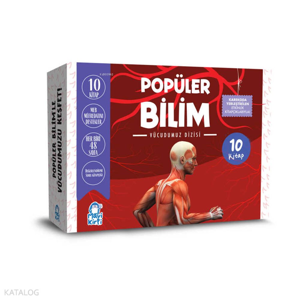 MAVİ KİRPİ / POPÜLER BİLİM - VÜCUDUMUZ (10 KİTAP)