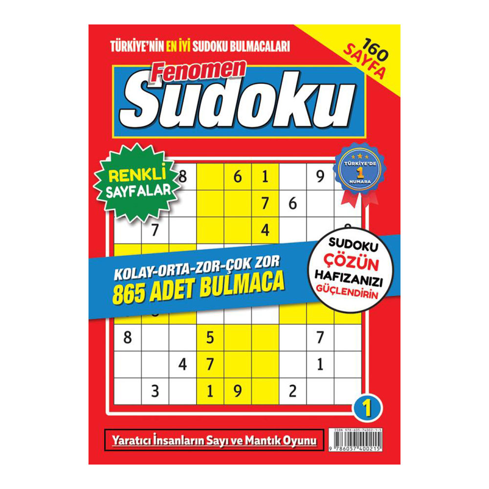 MAXİ YAYINCILIK / FENOMEN SUDOKU - 1