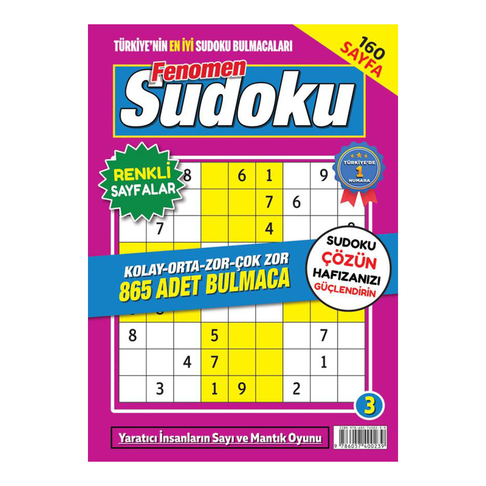 MAXİ YAYINCILIK / FENOMEN SUDOKU - 3