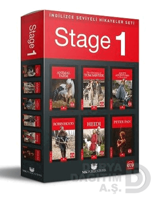 MK / İNGİLİZCE SEVİYELİ HİKAYELER SETİ - STAGE 1