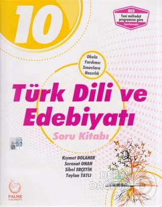 PALME / 10.SINIF TÜRK DİLİ VE EDEBİYATI SORU KİTABI İADESİZ