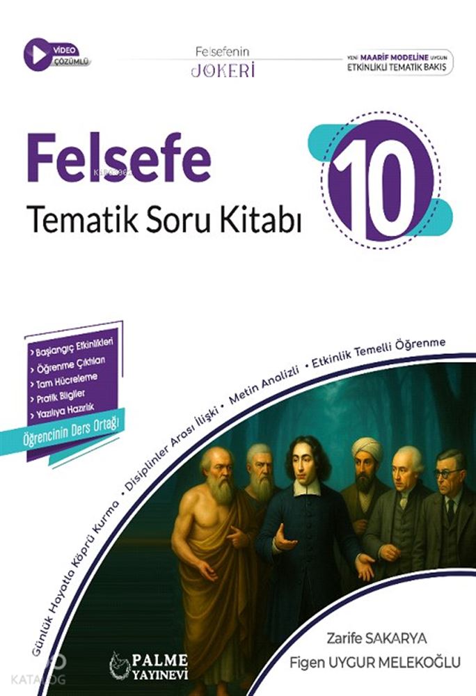 PALME / 10 FELSEFE (İADESİZ) TEMATİK SORU KİTABI