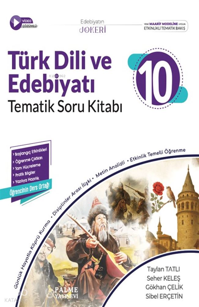 PALME / 10 TÜRK DİLİ VE EDEBİYATI (İADESİZ) TEMATİK SORU KİTABI