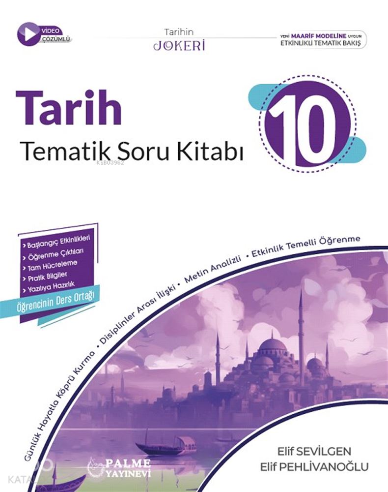 PALME / 10 TARİH (İADESİZ) TEMATİK SORU KİTABI