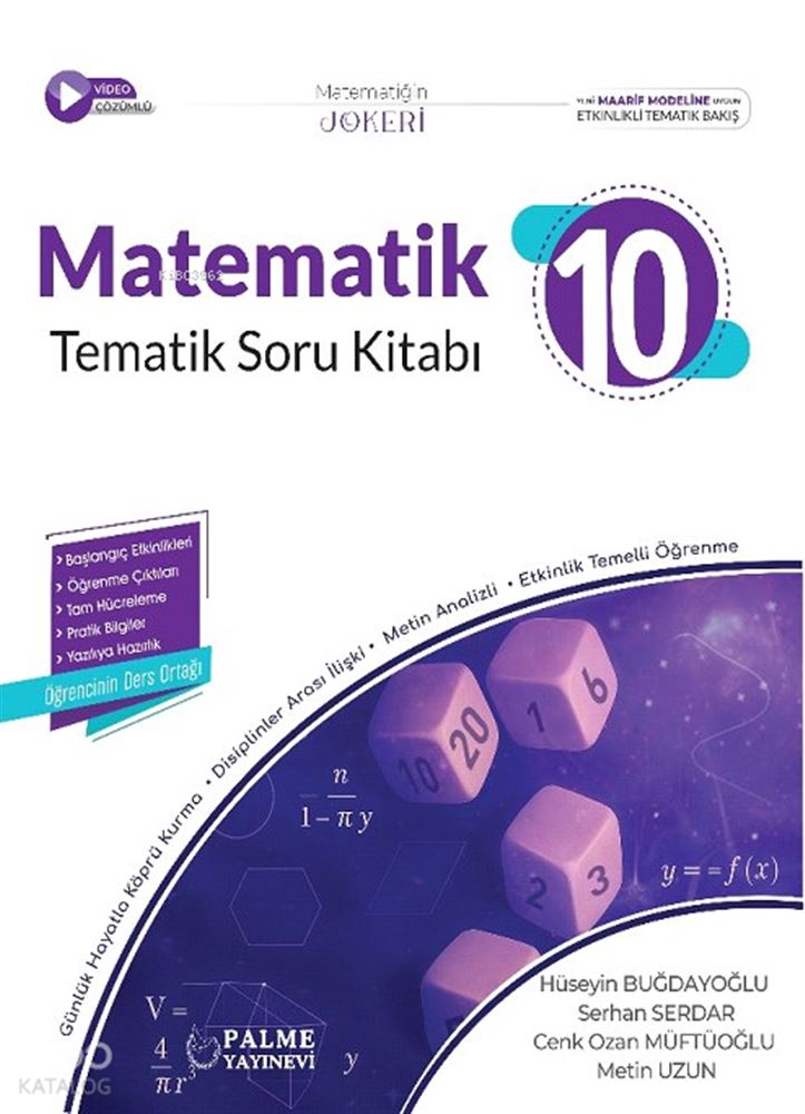 PALME / 10 MATEMATİK (İADESİZ) TEMATİK SORU KİTABI