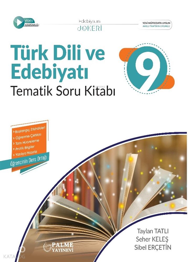PALME / 9 TÜRK DİLİ VE ED. TEMATİK (İADESİZ) SORU KİTABI