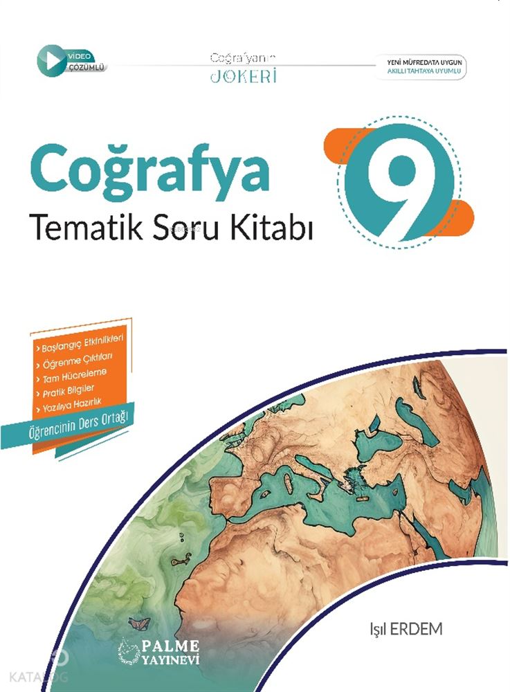 PALME / 9 COĞRAFYA TEMATİK (İADESİZ) SORU KİTABI