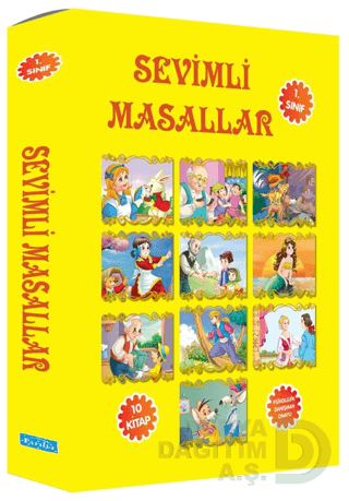 PARILTI / SEVİMLİ MASALLAR - 1.SINIF 10 KİTAP TAKIM