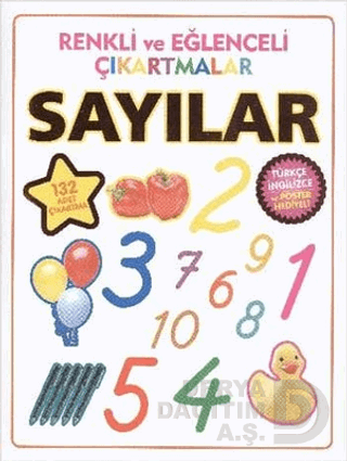 PARILTI / SAYILAR - RENKLİ EĞLENCELİ ÇIKARTMALAR