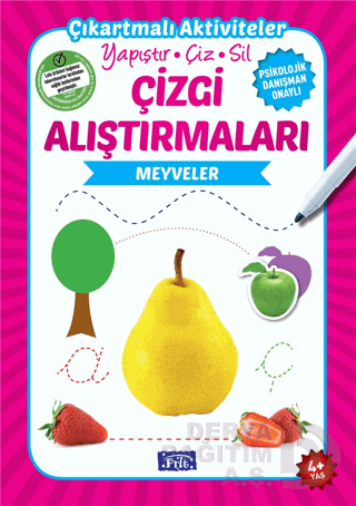 PARILTI / ÇİZGİ ALIŞTIRMALARI -MEYVELER