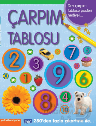 PARILTI / ÇARPIM TABLOSU + POSTER HEDİYELİ