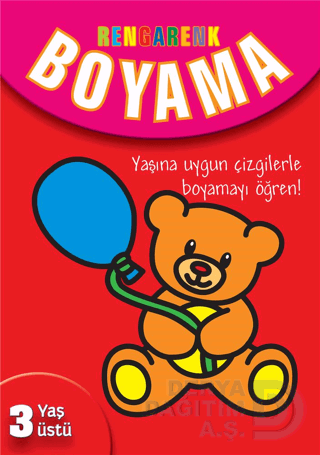 PARILTI / RENGARENK BOYAMA 3 YAŞ ÜSTÜ