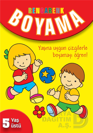 PARILTI / RENGARENK BOYAMA 5 YAŞ ÜSTÜ