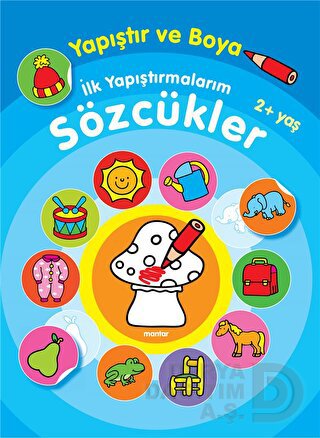 PARILTI / SÖZCÜKLER YAPIŞTIR BOYA