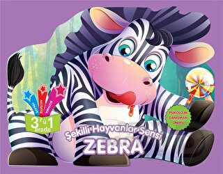 PARILTI / ŞEKİLLİ HAYVANLAR SERİSİ - ZEBRA