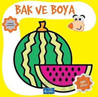 PARILTI / BAK VE BOYA - SARI KİTAP