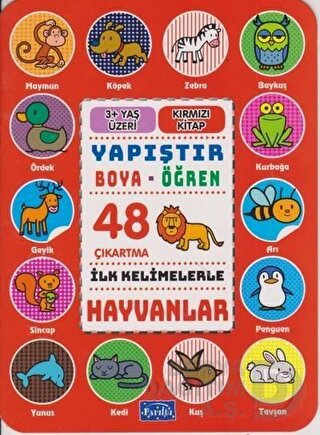 PARILTI / YAPIŞTIR BOYA ÖĞREN - HAYVANLAR
