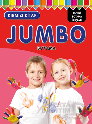 PARILTI / JUMBO BOYAMA - KIRMIZI KİTAP