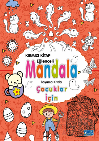 PARILTI / EĞLENCELİ MANDALA - KIRMIZI(ÇOCUKLAR İÇİN)