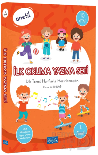 PARILTI / ANETİL 1. SINIF İLK OKUMA YAZMA SETİ(10 KİTAP)