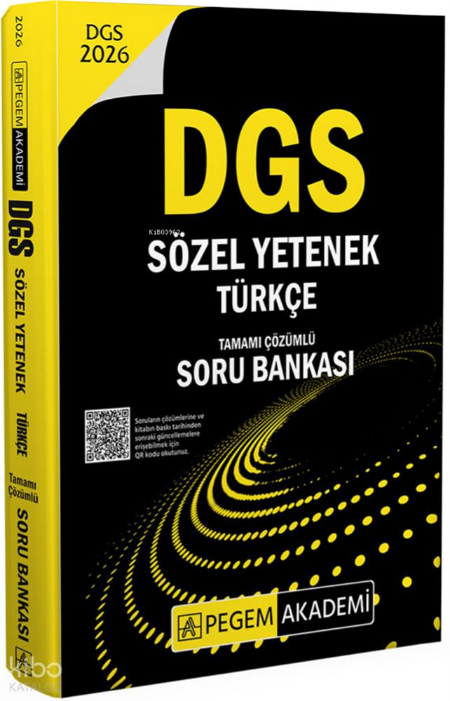 PEGEM AKADEMİ / DGS 2026 SÖZ.YET.TÜRKÇE SB