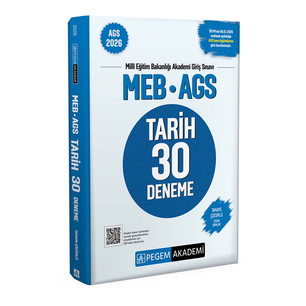 PEGEM AKADEMİ / MEB AGS 2026 TARİH 30 DENEME