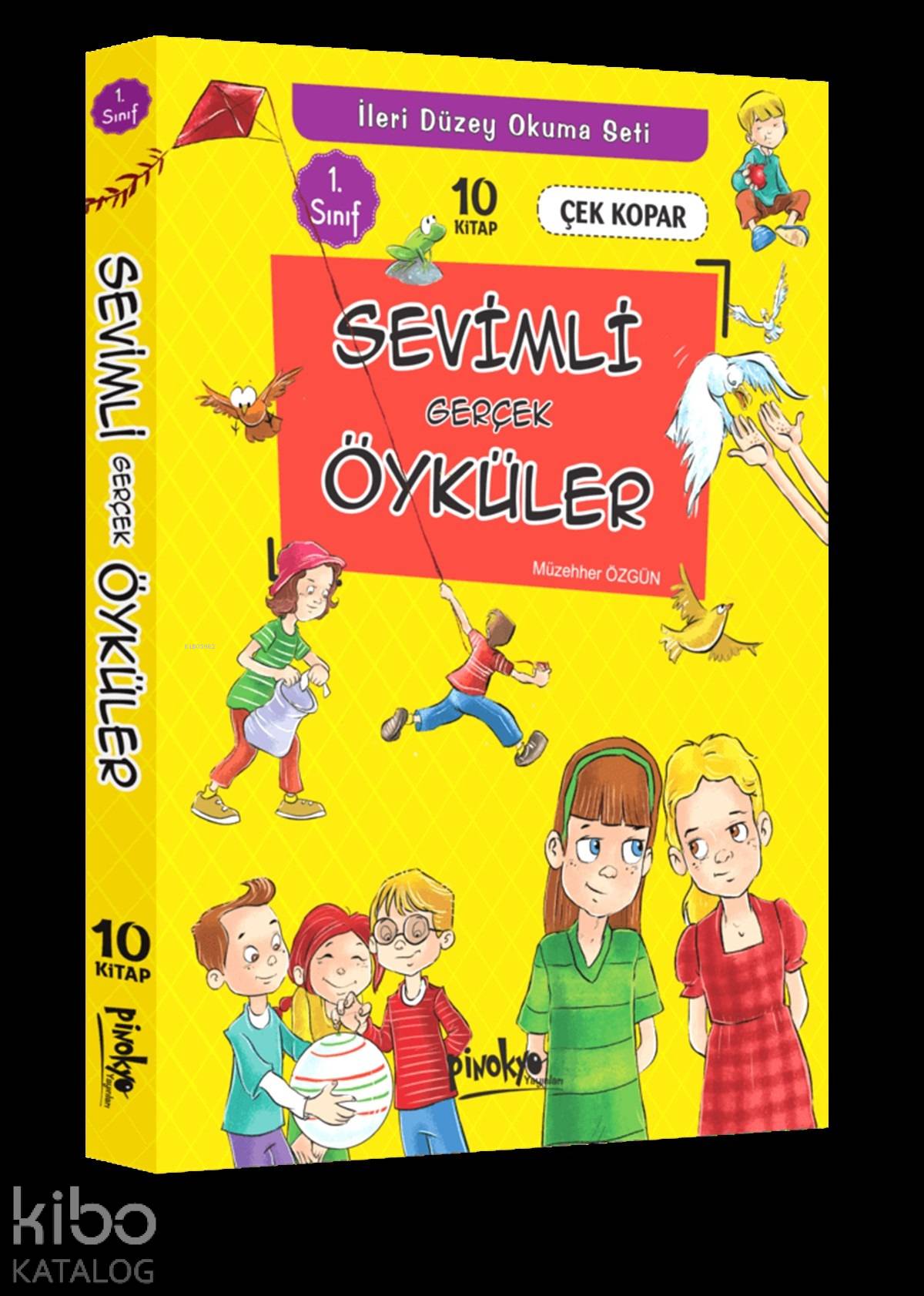 PİNOKYO / 1.SINIF SEVİMLİ GERÇEK ÖYKÜLER-10 KİTAP İLERİ DÜZ OKUMA SETİ
