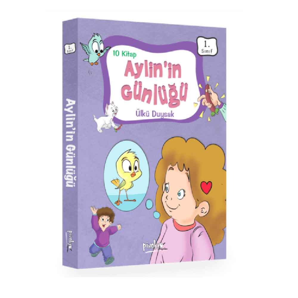 PİNOKYO / 1.SINIF AYLİN'İN GÜNLÜĞÜ - 10 KİTAP DÜZ YAZI