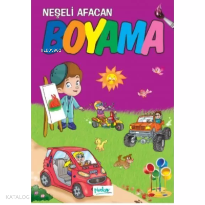 PİNOKYO / NEŞELİ AFACAN ÇEK KOPAR BOYAMA