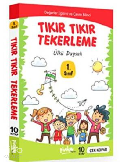 YUVA / 1.SINIF TIKIR TIKIR TEKERLEME - 10 KİTAP (DÜZ)