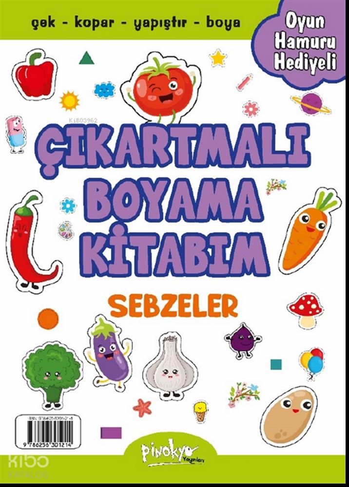 PİNOKYO / SEBZELER BOYAMA KİTABIM