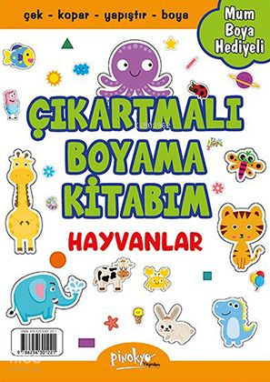 PİNOKYO / ÇIKARTMALI BOYAMA KİTABIM - HAYVANLAR